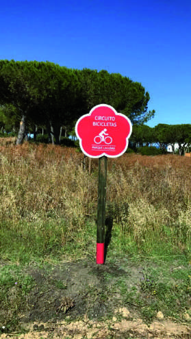 Señalización parques